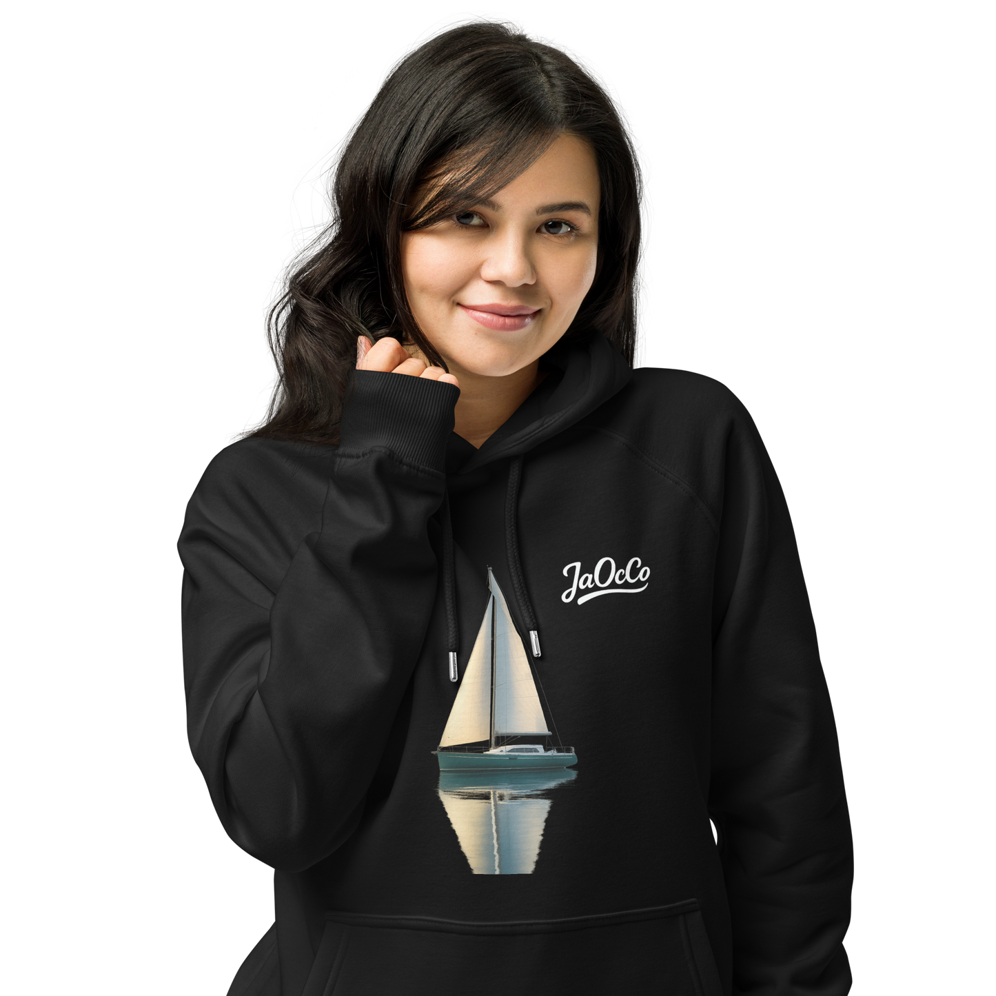 Sweat à capuche Premium Bio Unisexe – Esprit Océan