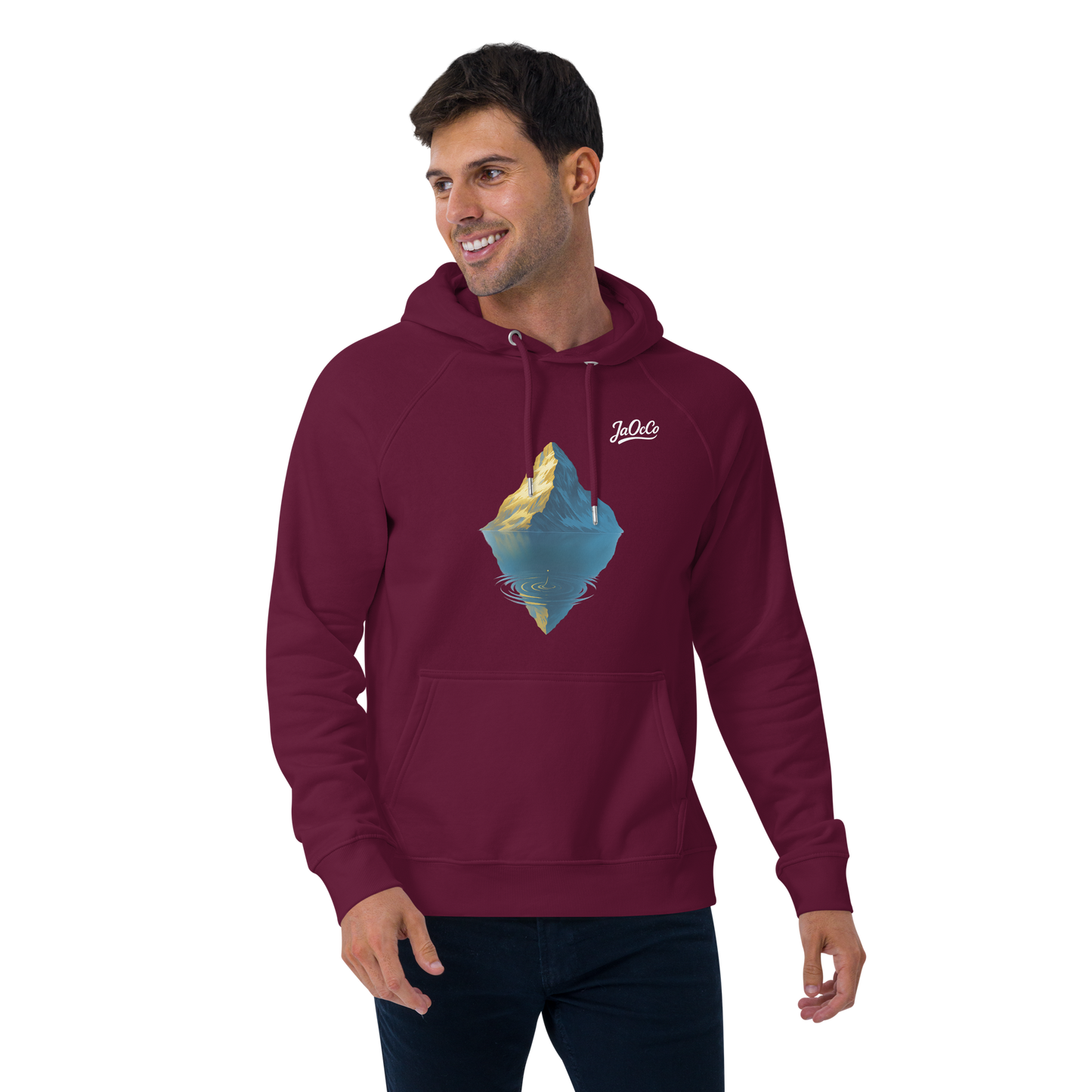 Sweat à capuche Premium Bio Unisexe – Esprit Montagne