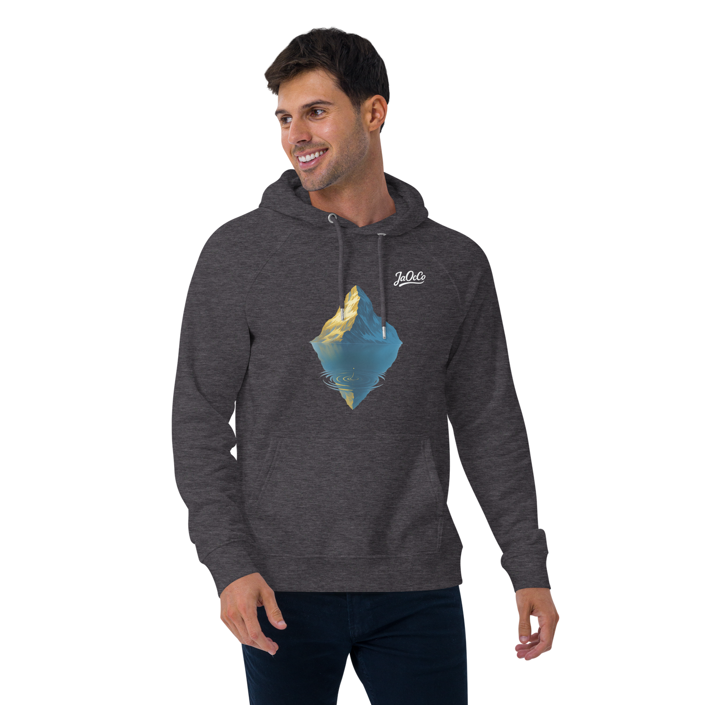 Sweat à capuche Premium Bio Unisexe – Esprit Montagne