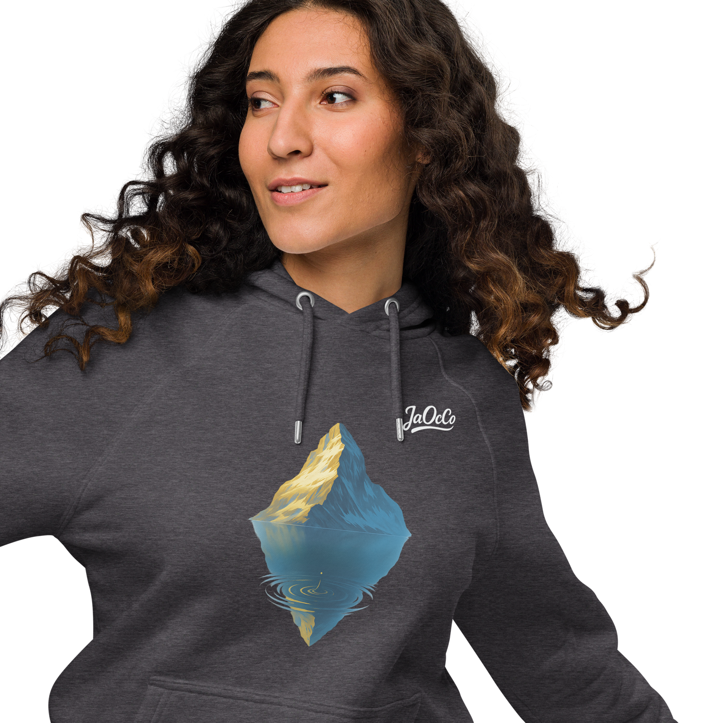 Sweat à capuche Premium Bio Unisexe – Esprit Montagne