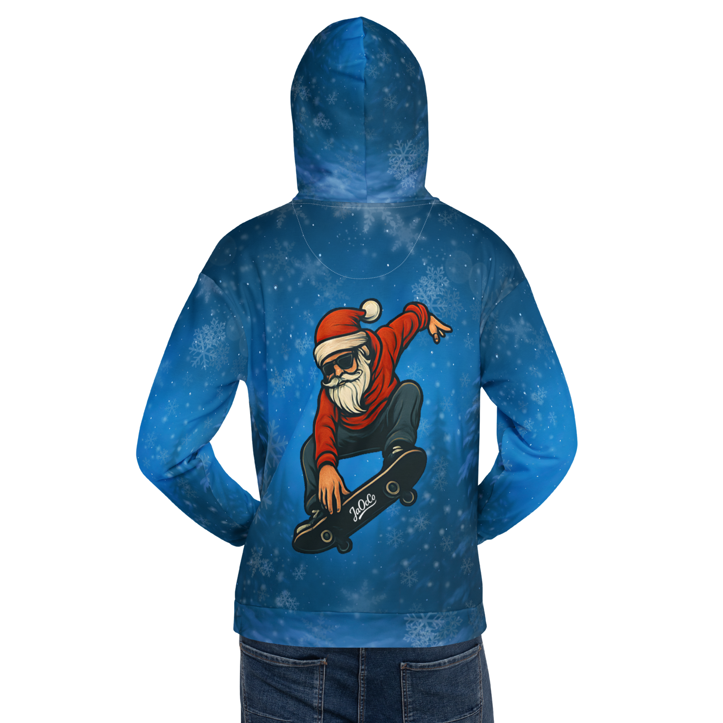 Santa Gang – Streetwear-Hoodie mit Allover-Print
