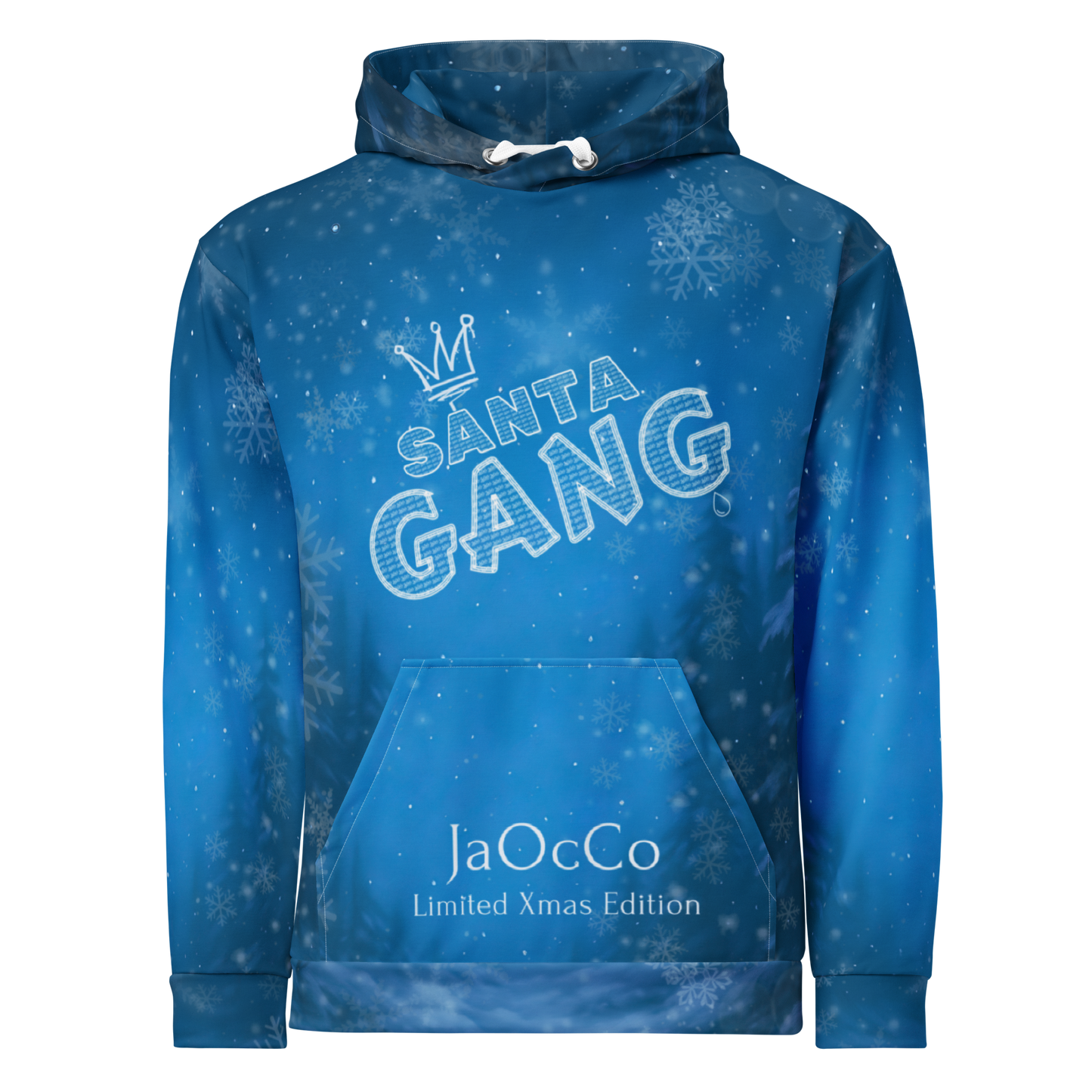Santa Gang – Streetwear-Hoodie mit Allover-Print