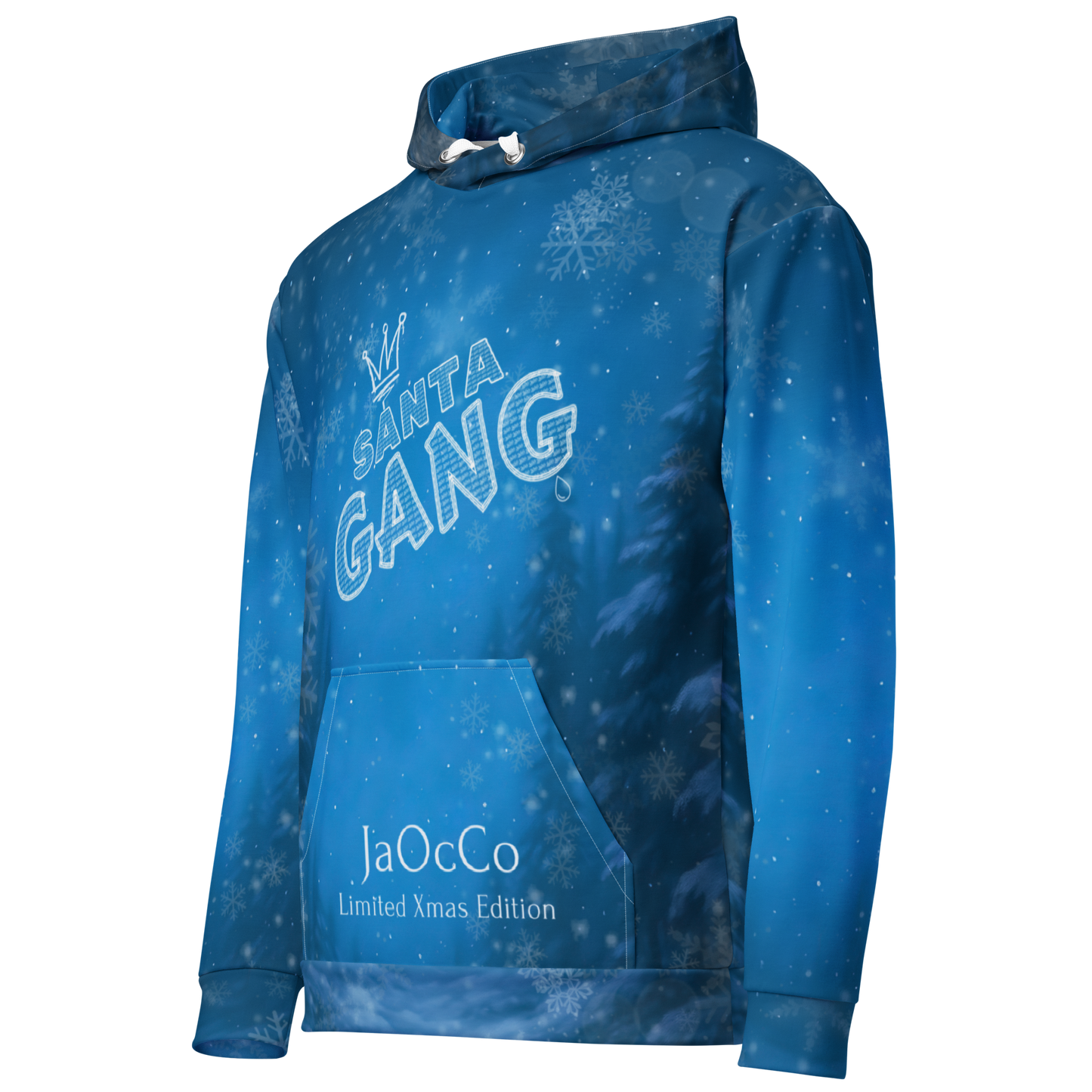 Santa Gang – Streetwear-Hoodie mit Allover-Print