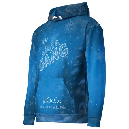 Santa Gang – Streetwear-Hoodie mit Allover-Print