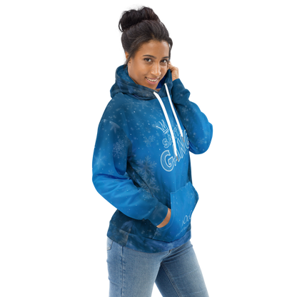 Santa Gang – Streetwear-Hoodie mit Allover-Print