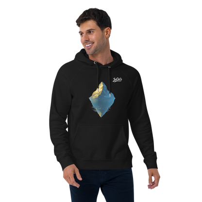 Sweat à capuche Premium Bio Unisexe – Esprit Montagne