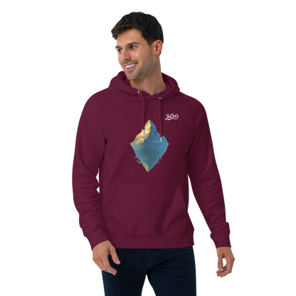 Sweat à capuche Premium Bio Unisexe – Esprit Montagne