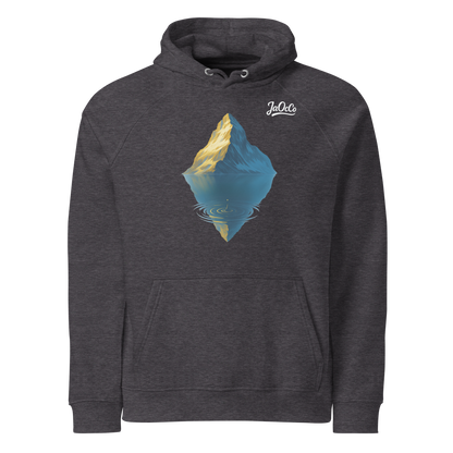 Sweat à capuche Premium Bio Unisexe – Esprit Montagne